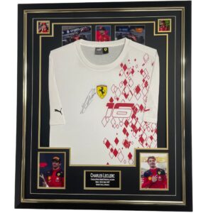 Koszulka z autografem Charlesa Leclerca